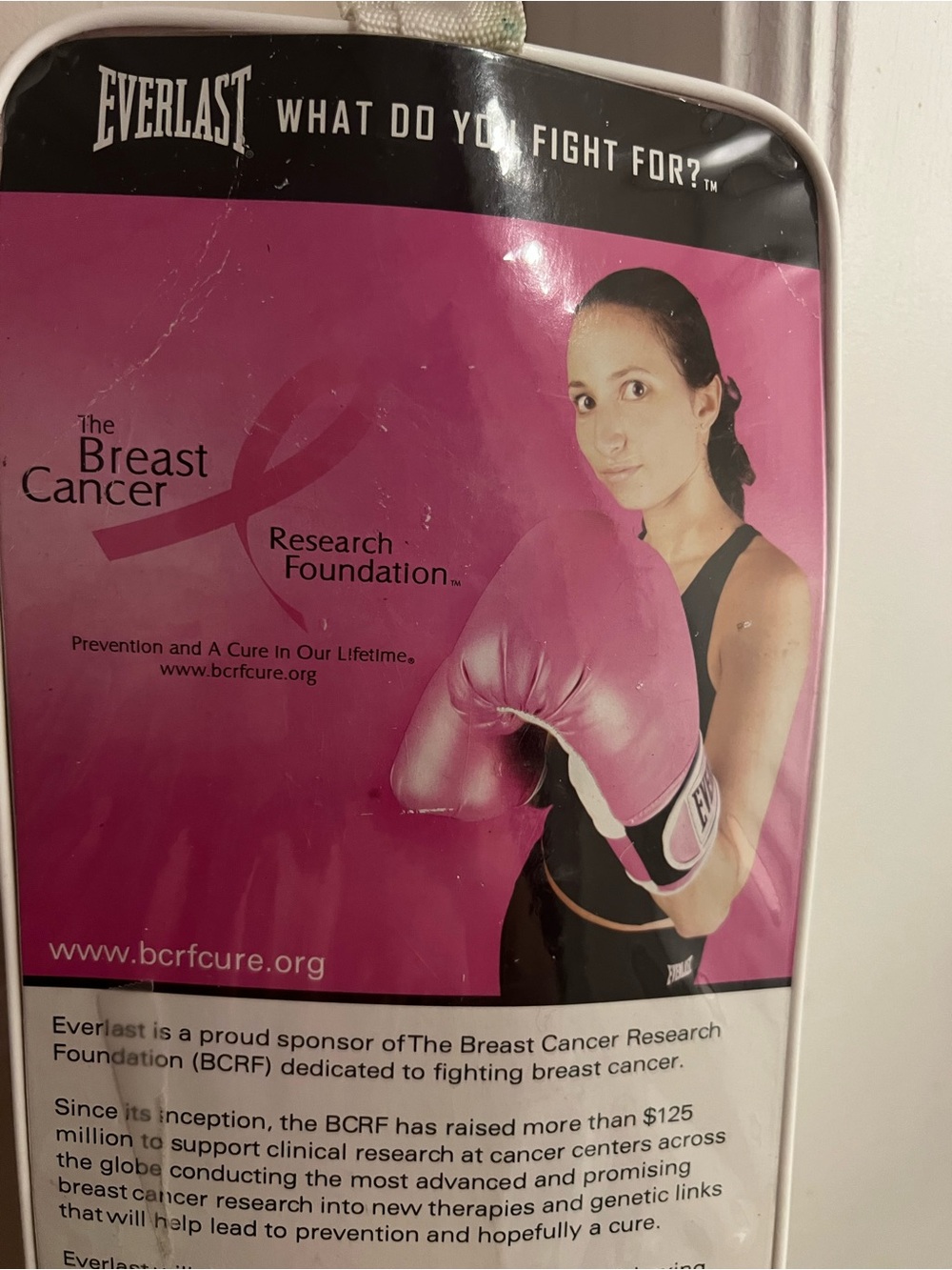 Everlast Pink and White Women's Training Gloves in Mesh Case - Picture 2 of 2